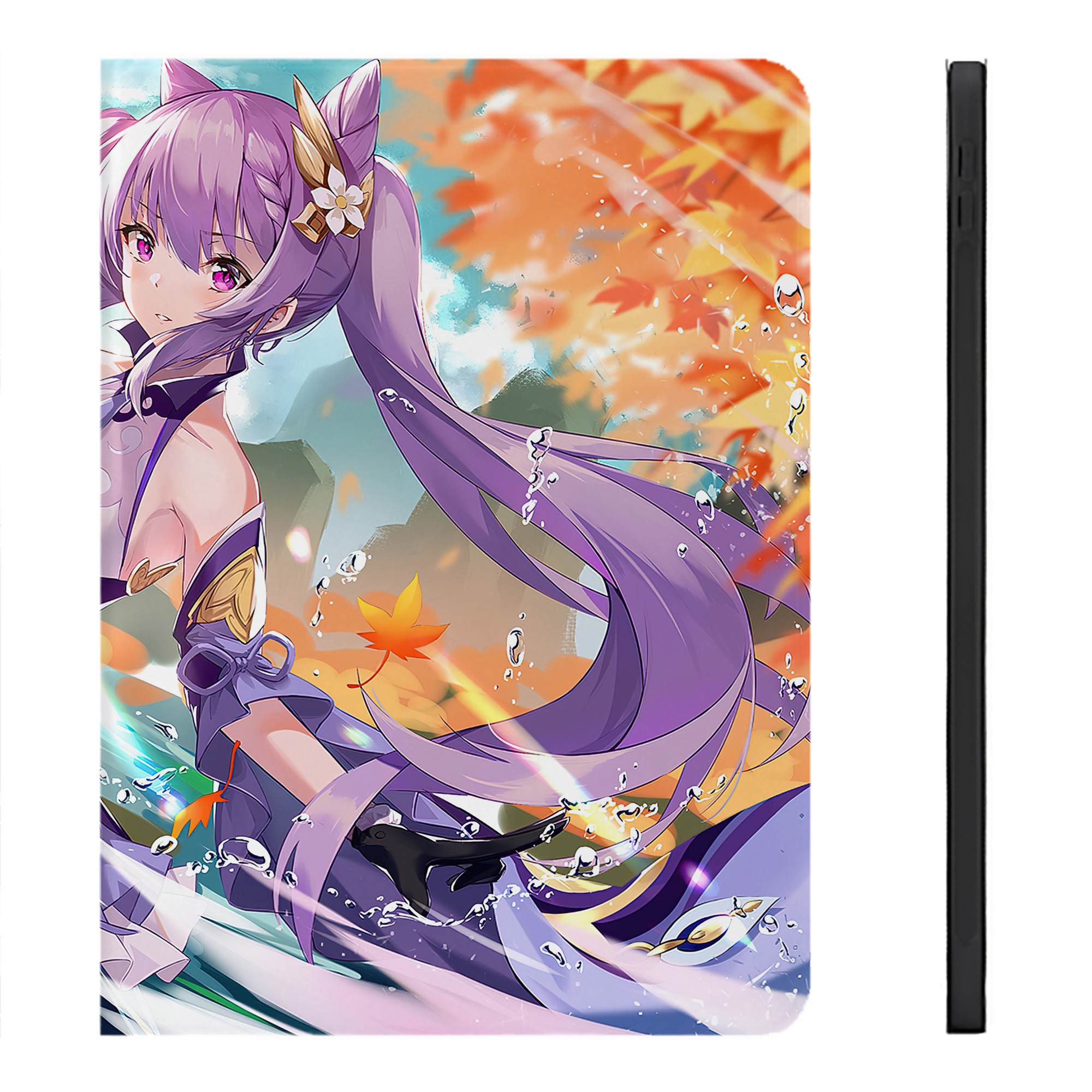 げんし神 genshin IPadケース ペンホルダー付き ブックスタイルデザイン